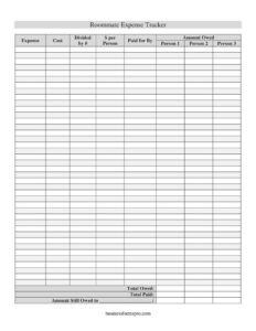 Roommate Expense Tracker