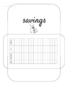 Saving Cash Envelope