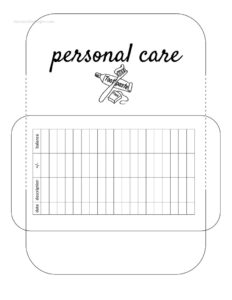 Personal Care Envelope
