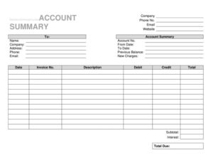 Account Statement